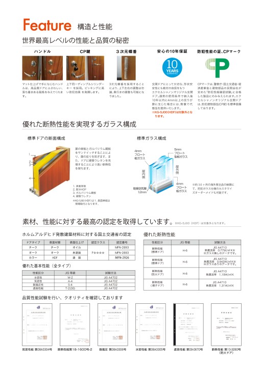 木製玄関ドア_商品カタログVol.5 木製玄関ドア_商品カタログVol.5